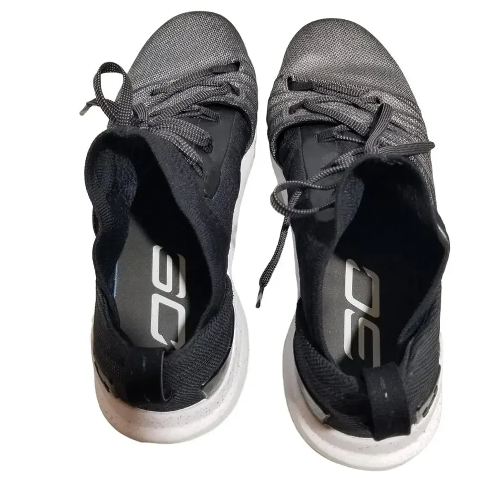 Under Armour Shoes 11 Curry 5 Black Silver Athletic Sneaker 3020657-101